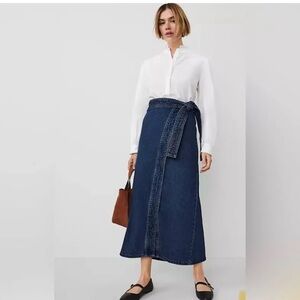 ISO Ann Taylor Weekend Wrap Maxi Skirt